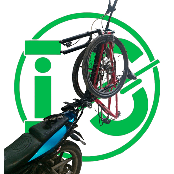 Porta bicicleta para moto
