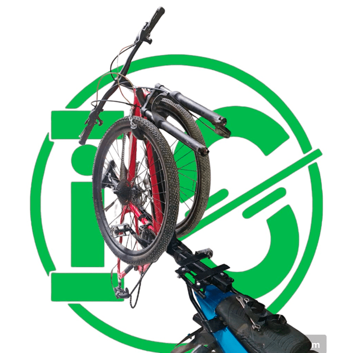 Porta bicicleta para moto